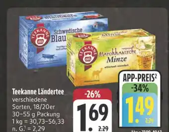 E-Center Teekanne schwedische blaubeere Angebot