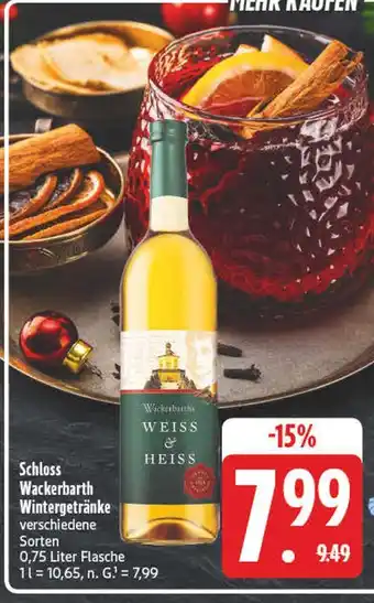 E-Center Schloss wackerbarth weiss & heiss Angebot