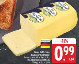 E-Center Bauer butterkäse Angebot