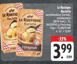 E-Center Le rustique raclette Angebot