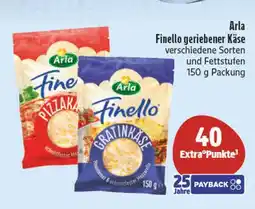 E-Center Arla finello geriebener käse Angebot