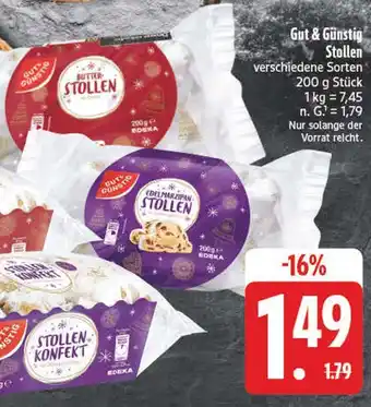 E-Center Gut & günstig butter stollen Angebot