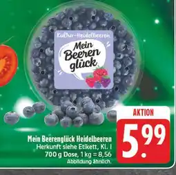 E-Center Mein beerenglück heidelbeeren Angebot