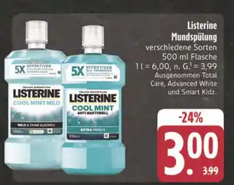 E-Center Listerine cool mint mild Angebot