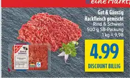 diska Gut & günstig hackfleisch gemischt rind & schwein Angebot