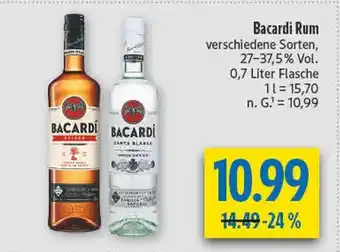 diska Bacardi rum spiced Angebot