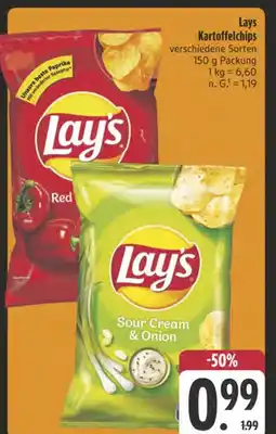 E-Center Lay's red paprika Angebot