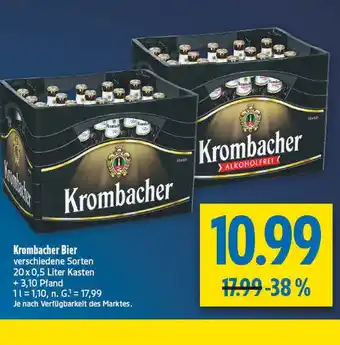 diska Krombacher bier Angebot
