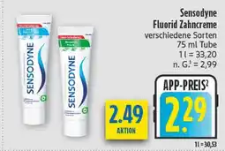 diska Sensodyne fluorid zahncreme Angebot