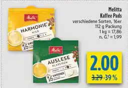 diska Melitta harmonie mild Angebot