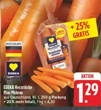 E-Center Edeka herzstücke mini möhren Angebot