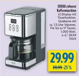 diska Edeka edeka zuhause kaffeemaschine Angebot