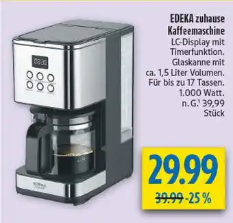 diska Edeka edeka zuhause kaffeemaschine Angebot