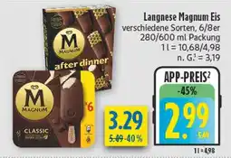 diska Langnese magnum classic Angebot