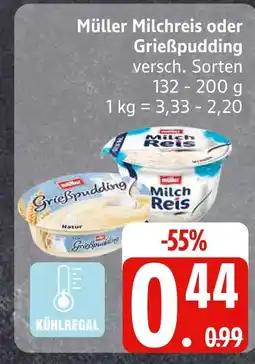 Edeka Müller milchreis Angebot