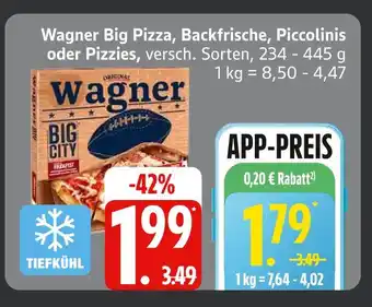 Edeka Wagner big pizza Angebot
