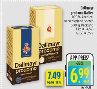 diska Dallmayr prodomo spezialveredelt Angebot