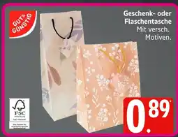 Marktkauf Gut & günstig geschenk- oder flaschentasche Angebot