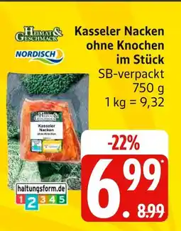 Edeka Heimat & geschmack kasseler nacken ohne knochen im stück Angebot