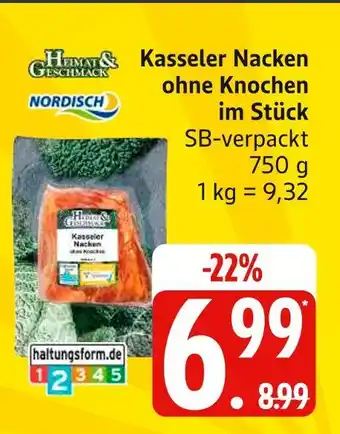 Edeka Heimat & geschmack kasseler nacken ohne knochen im stück Angebot