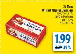 diska St. mang original allgäuer limburger Angebot