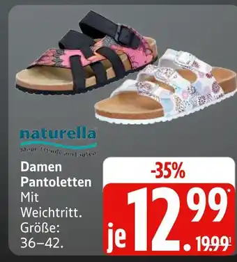 Marktkauf Naturella damen pantoletten Angebot