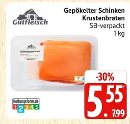 Marktkauf Gutfleisch gepökelter schinken krustenbraten Angebot