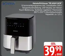 Marktkauf Bomann heissluftfritteuse fr 6069 hcb Angebot
