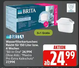 Marktkauf Brita wasserfilterkartuschen: reicht für 150 liter bzw. 4 wochen Angebot
