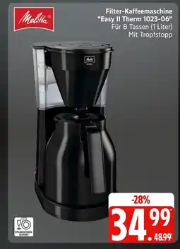 Marktkauf Melitta filter-kaffeemaschine easy ii therm 1023-06 Angebot