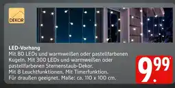 Marktkauf Dekor led-vorhang Angebot