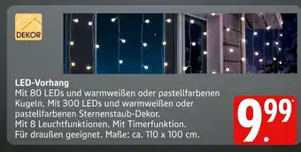 Marktkauf Dekor led-vorhang Angebot