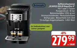 Marktkauf Delonghi kaffeevollautomat ecam22.105.b magnifica s Angebot