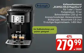 Marktkauf Delonghi kaffeevollautomat ecam22.105.b magnifica s Angebot