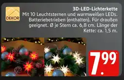 Marktkauf Dekor 3d-led-lichterkette Angebot