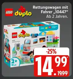 Marktkauf Lego duplo rettungswagen mit fahrer 10447 Angebot