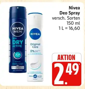 Marktkauf Nivea deo spray dry active Angebot