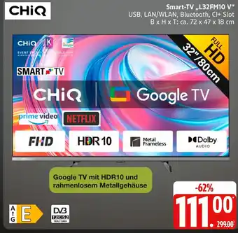 Marktkauf Chiq smart-tv l32fm10 v Angebot