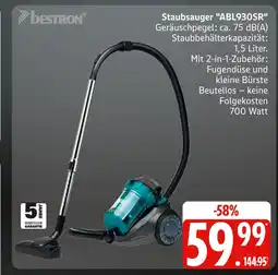Marktkauf Bestron staubsauger abl930sr Angebot