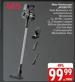 Marktkauf Aeg akku-staubsauger ap31b21tg Angebot