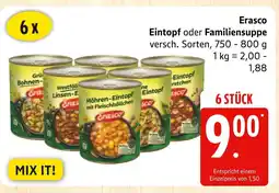 Marktkauf Erasco grüne bohnen-eintopf Angebot
