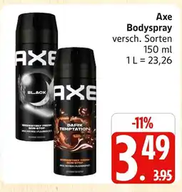 Marktkauf Axe black bodyspray Angebot