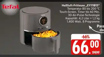 Marktkauf Tefal heißluft-fritteuse „ey111b15“ Angebot