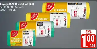 Marktkauf Gut & günstig tragegriff-müllbeutel mit duft Angebot