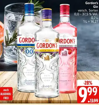 Marktkauf Gordon's alcohol free gin Angebot