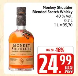 Marktkauf Monkey shoulder blended scotch whisky Angebot