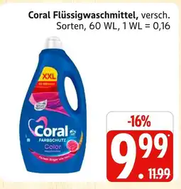 Marktkauf Coral flüssigwaschmittel Angebot