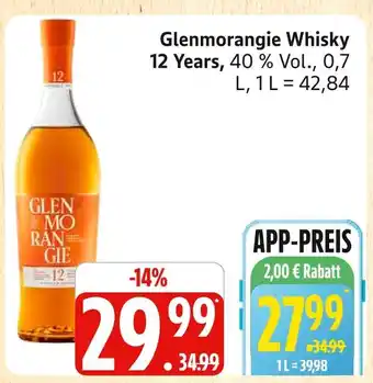 Marktkauf Glenmorangie whisky 12 years Angebot