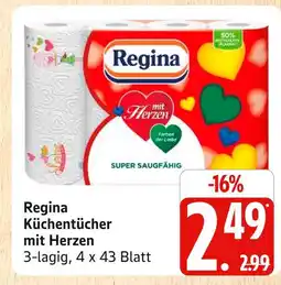 Marktkauf Regina küchentücher mit herzen Angebot