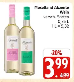 Marktkauf Moselland akzente weisser burgunder Angebot